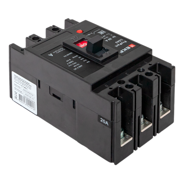 Выключатель автоматический в литом корпусе ProPact LS63 20А 3P 15кА EKF