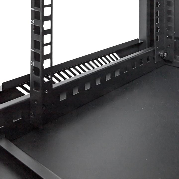Шкаф настенный 19" TERACOM PRO 12U 600x450 мм дверь стеклянная с замком-ручкой чёрный