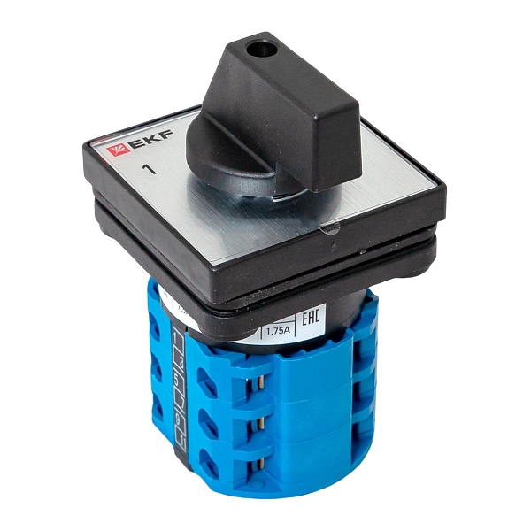 Переключатель кулачковый ПК-1-23 10А 3P «1-0-2» IP65 EKF