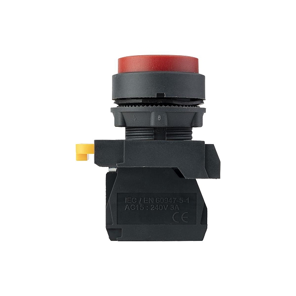 Кнопка выпирающая SB-25 без фиксации 1NO красная IP65 EKF