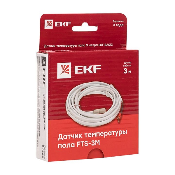 Датчик температуры пола 3 метра EKF
