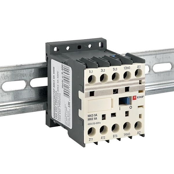 Контактор МКЭ-1 9А 1NO 400В AC EKF
