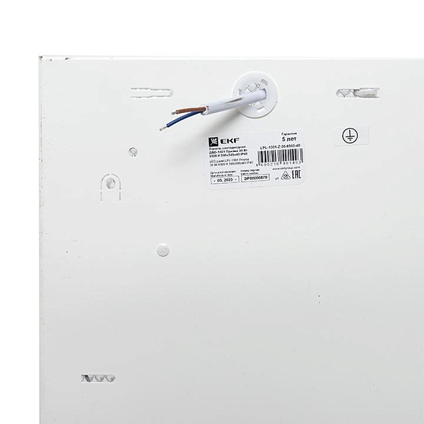 Панель светодиодная ДВО-1001 Опал 30Вт 6500К 595x595x40 IP40 EKF