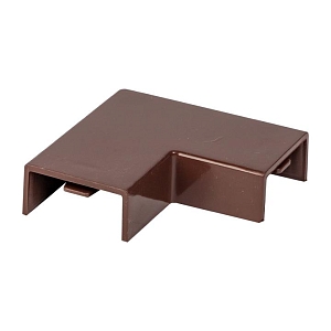 Поворот 90 гр. (20x10) (4 шт) темное дерево EKF-Plast 