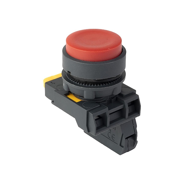 Кнопка выпирающая SB-25 без фиксации 1NO красная IP65 EKF