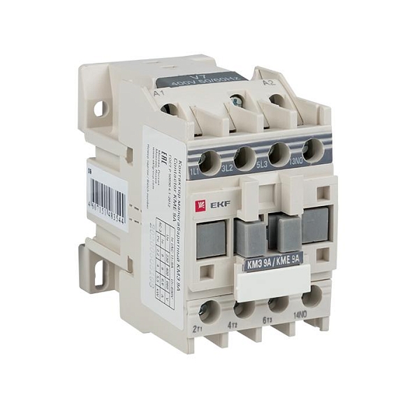Контактор КМЭ-1 9А 1NO 400В AC EKF