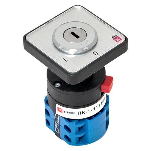 Переключатель кулачковый ПК-1-113 10А 3P «0-1» с ключом EKF PROxima