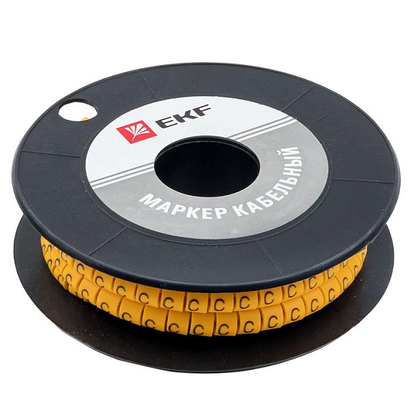 Маркер кабельный 1,5 мм2 "C" (1000 шт.) (ЕС-0) EKF PROxima