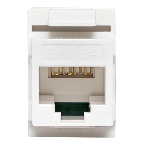 Модуль Keystone TERACOM CS Cat.6A неэкранированный 110 IDC 180 градусов самозажимной (Toolless) оранжевый