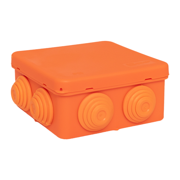 Коробка огнестойкая E45 85x85x40мм с клеммниками 4 полюса 0,5-10мм2 IP55 HF EKF