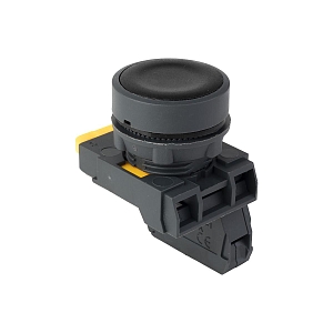 Кнопка SB-21 плоская без фиксации 1NС черная IP65 EKF