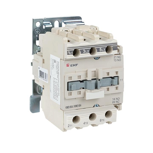 Контактор КМЭ-3 65А 1NO+1NC 400В AC EKF
