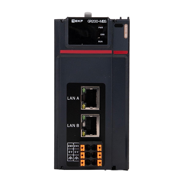 Модуль сетевой удалённого расширения ввода и вывода Modbus TCP GR200-MBS D-CARD EKF