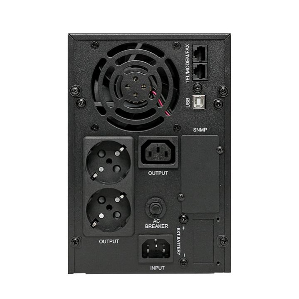 Источник Бесперебойного Питания Линейно-интерактивный E-Power PSW 600 1000 ВА,800 Вт напольный, c АКБ 2x12В_7 Ач,USB,RJ45,1хСE13,2xSchuko