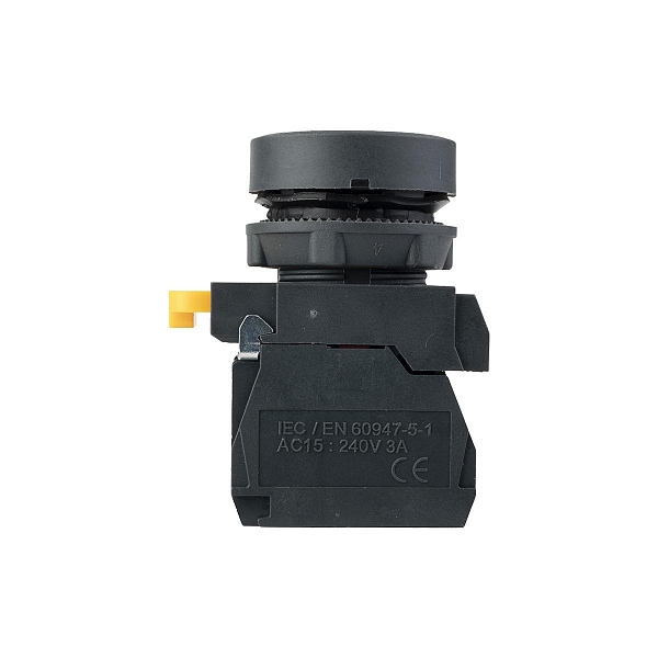 Кнопка SB-21 плоская без фиксации 1NO+1NС белая IP65 EKF