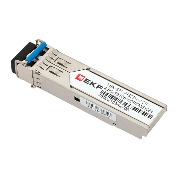 SFP модуль SFP-HS2D-13-20 2,5 Гбит двойное одномодовое оптоволокно 1310нм дальность 20км TSX EKF