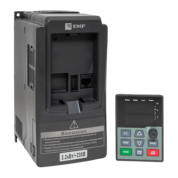 Преобразователь частоты 2,2/4кВт 1x230В VECTOR-100 EKF PROxima