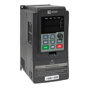 Преобразователь частоты 1,5/2,2кВт 3x400В VECTOR-100 EKF PROxima