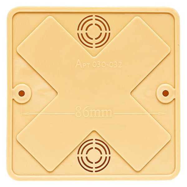Коробка разветвительная KMP-030-032 (100x100x28) светлое дерево EKF PROxima