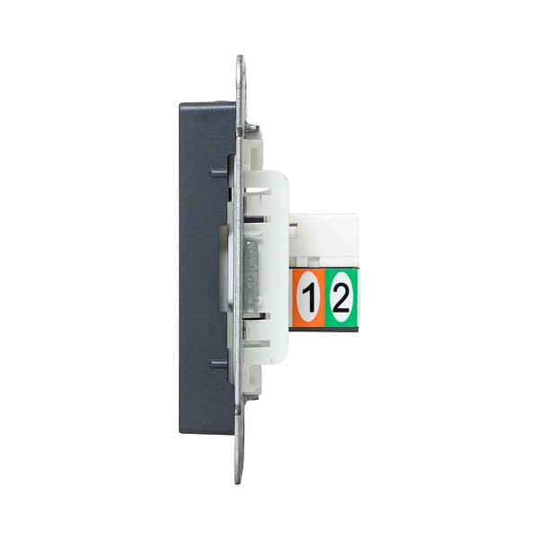 Механизм розетки RJ11, графит Эпика EKF