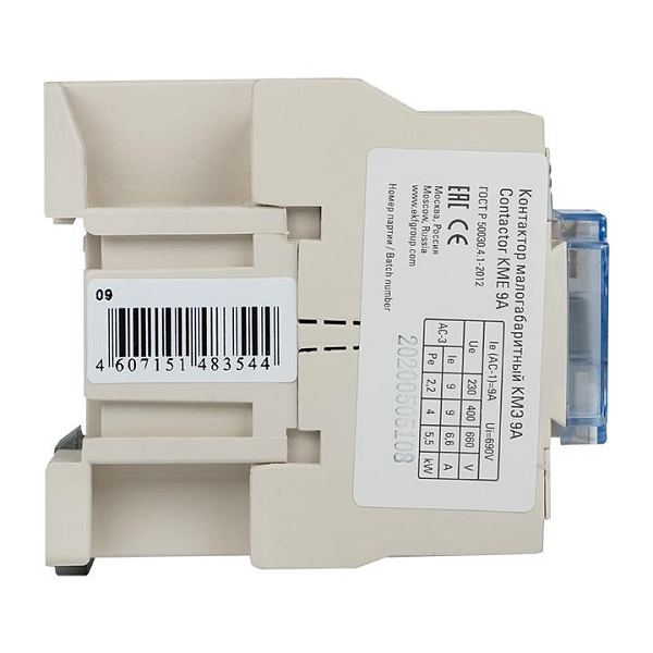 Контактор КМЭ-1 9А 1NO 230В AC EKF