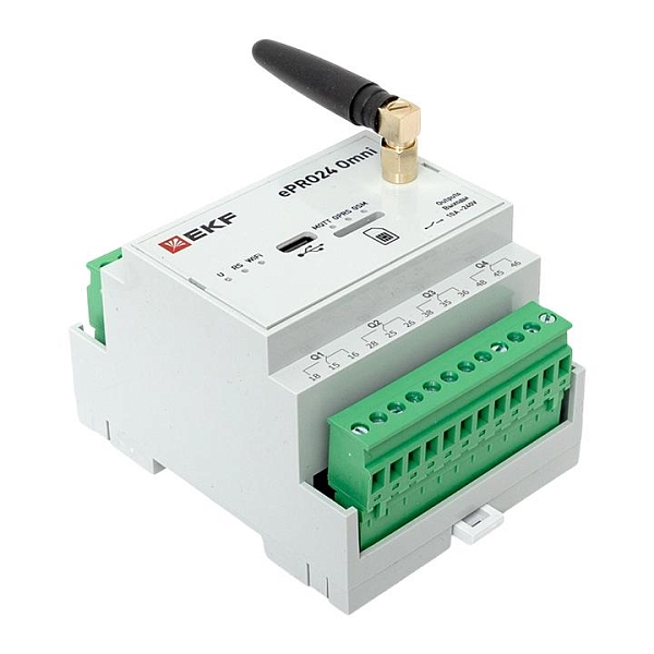 Контроллер удаленного управления 6вх/4вых Wi-Fi GSM 230 В ePRO24 Omni EKF