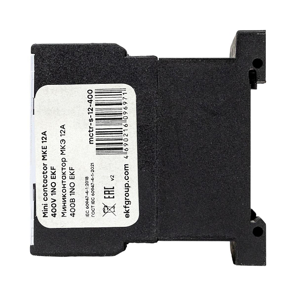 Контактор МКЭ-1 12А 1NO 400В AC EKF