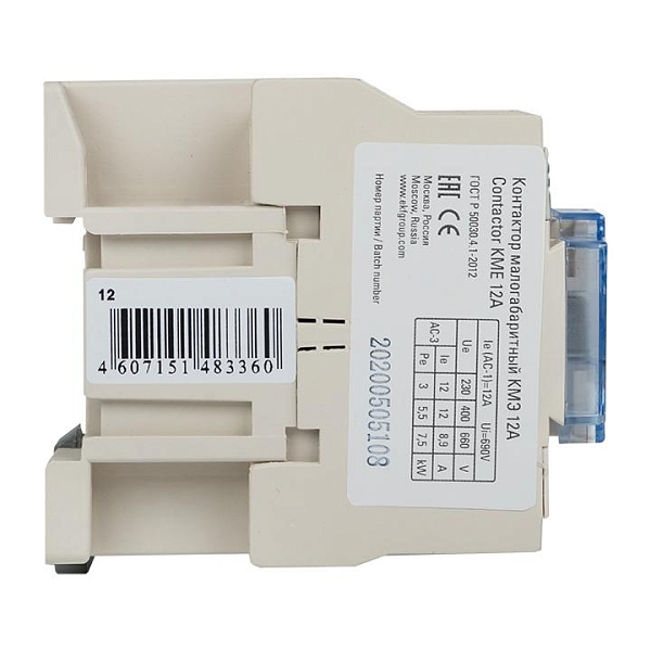 Контактор КМЭ-1 12А 1NO 24В AC EKF