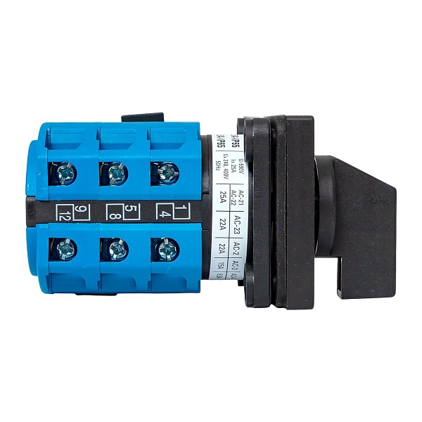 Переключатель кулачковый ПК-1-102 25А 2P «0-1-2-3» IP65 EKF