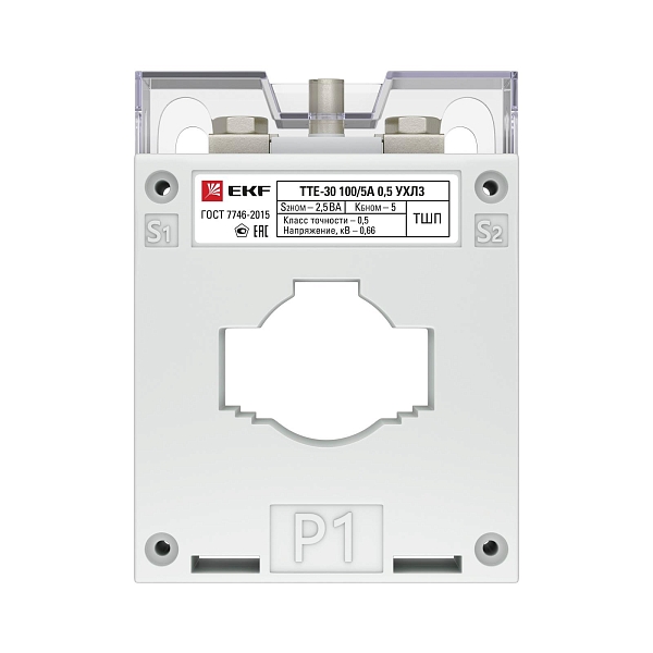 Трансформатор тока ТТЕ-30-300/5А mini класс точности 0,5 EKF PROxima