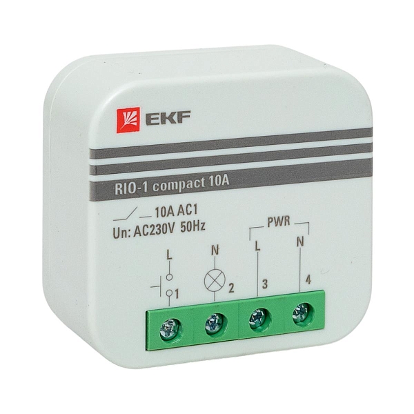 Импульсное реле RIO-1 compact 10А EKF PROxima