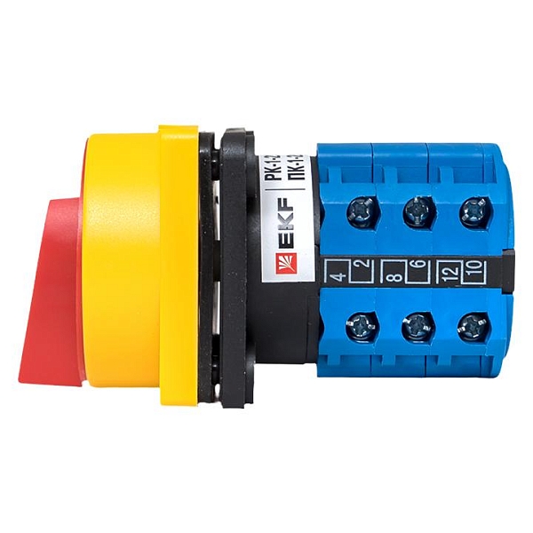 Переключатель кулачковый ПК-1-23 10А 3P "1-0-2" с блокировкой IP65 EKF PROxima