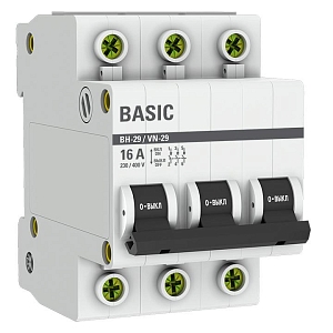 Выключатель нагрузки ВН-29 3P 16А BASIC