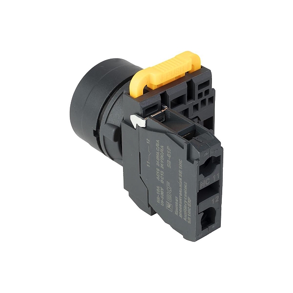 Кнопка SB-31 плоская с фиксацией 1NС красная IP65 EKF