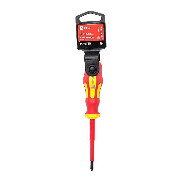 Отвертка Master PH1x80 мм 1000В EKF
