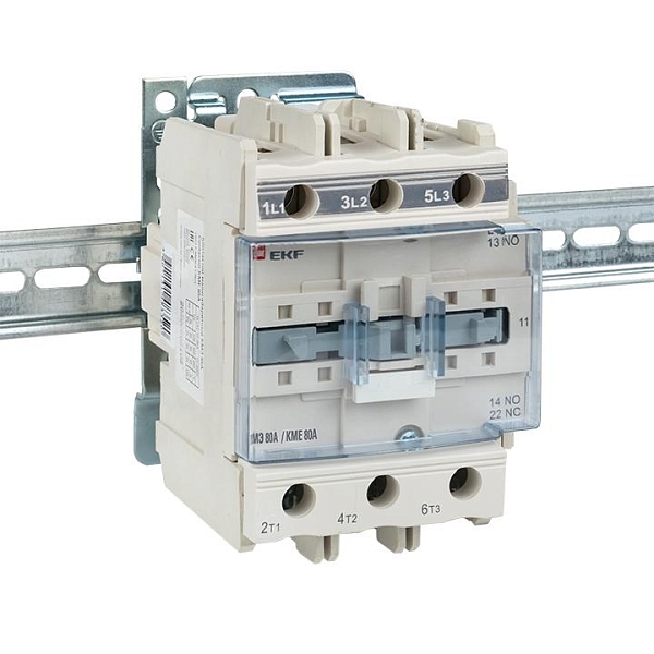 Контактор КМЭ-3 80А 1NO+1NC 230В AC EKF