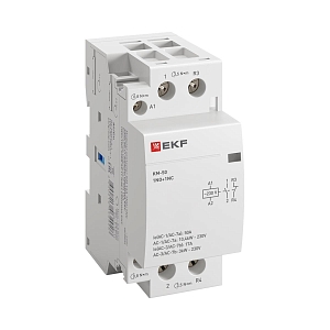 Контактор модульный КМ 50А 1NO+1NC 230В АС (2 мод.) PROXIMA EKF