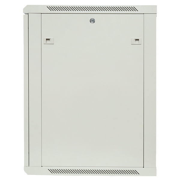 Шкаф настенный 19" TERACOM PRO 12U 600x600 мм дверь стеклянная с замком-ручкой серый