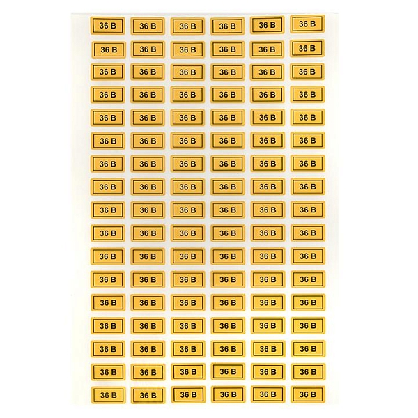 Наклейка "36В" (10x15) EKF PROxima