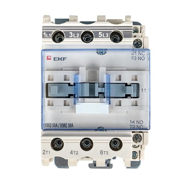 Контактор КМЭ-3 50А 1NO+1NC 400В AC EKF