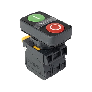 Кнопка SB-D2 красно-зеленая "Пуск-стоп" с подстветкой 230V AC 1NO+1NC IP67 EKF