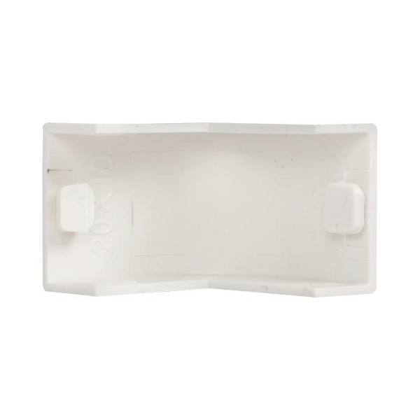 Угол внешний (20x10) (4 шт) белый EKF-Plast 