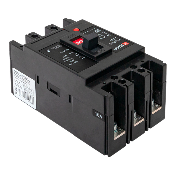Выключатель автоматический в литом корпусе ProPact LS63 10А 3P 15кА EKF