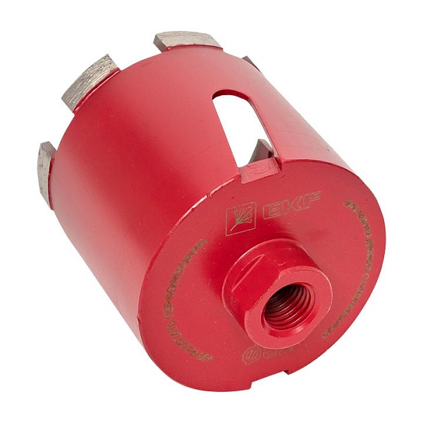 Коронка алмазная для дрелей с микроударом DCH-82MH Micro Hit Laser M16 EKF Professional