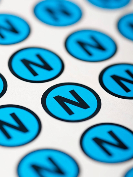 Наклейка "N" d=20 EKF PROxima
