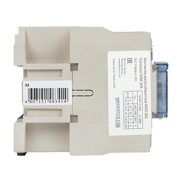 Контактор КМЭ-2 32А 1NO 400В AC EKF