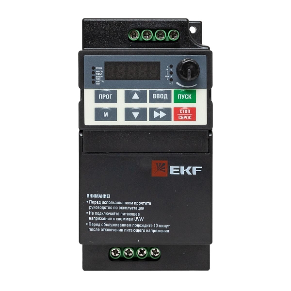 Преобразователь частоты 0,75 кВт 1x230В VECTOR-80 EKF Basic
