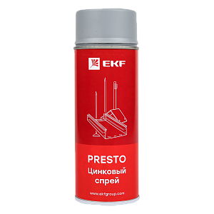 Цинковый спрей "Presto" 400мл EKF