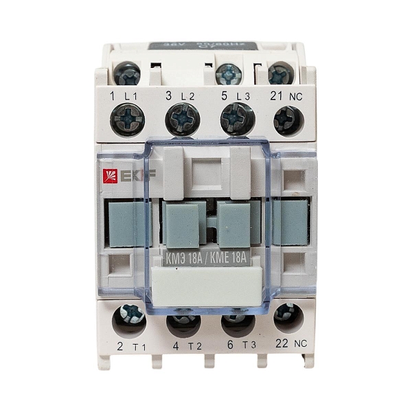 Контактор КМЭ-1 18А 1NC 36В AC EKF