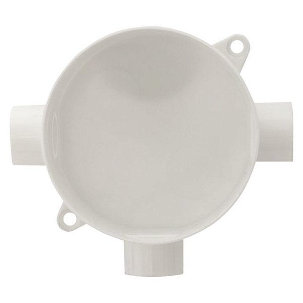 Коробка распределительная КМР-040-040 трехрожковая белая (70x35) EKF PROxima